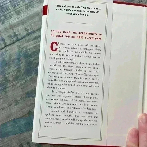 Strengthsfinder 2.0 By Tom Rath, Hard Cover Book - Picture 5 of 5